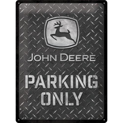 John Deere Parking Only Szyld Tablica 30x40cm